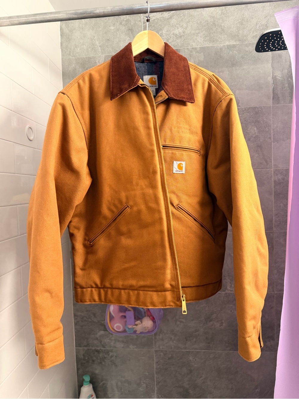 Carhartt J001 BRN Detroit Jacket - Picture 3 of 8